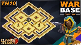 BEST TH10 War Base 2021 Town Hall 10 TH10 War Base COPY LINK - Clash of Clans