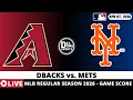 ARIZONA DBACKS VS NEW YORK METS MLB Game Score Radio Play-by-Play
