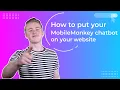 How to Put your MobileMonkey chatbot on your website OmniChat widget