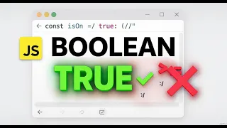 JavaScript Boolean Data Type Explained true false in JavaScript