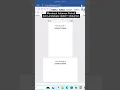 Download Lagu Word Trik Cara Membuat Halaman Potrait dan Landscape Dalam Satu Dokumen #word #shorts