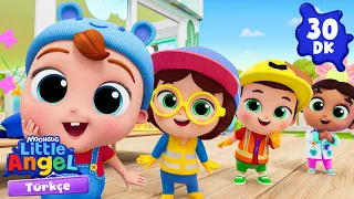 Meslekleri Öğreniyoruz! 🚒👮‍♂️ | Eğlenceli ve Öğretici Çocuk Şarkıları | Little Angel Türkçe