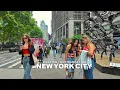 NEW YORK CITY WALKING TOUR MANHATTAN Greenwich Village 5th Avenue Central Park Times Square 4K