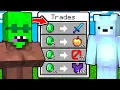 Lagu Minecraft, But YouTubers Trade OP ITEMS...