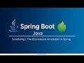 Scheduling The Scheduled Annotation in Spring