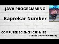 Java Program To Check Kaprekar Number Hindi