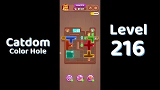 Catdom Color Hole Level 216 Screenshot