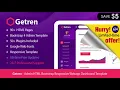 Getren - Admin HTML Bootstrap4 Responsive Webapp Dashboard Template Themeforest Website Templates