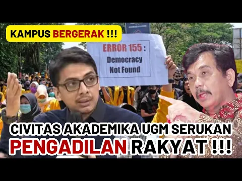 Download MP3 MENGERIKAN... !!! CIVITAS AKADEMIKA UGM SERUKAN PENGADILAN RAKYAT !!! BERGERAK MENUJU ISTANA...