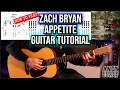 Lagu Gitaarles: Hoe speel je Zach Bryan's Appetite?