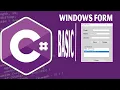 C Windows Form TextBox Label ListBox GroupBox Class Button