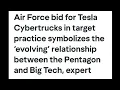 Air Force Buying Teslas To Use As Target Practice