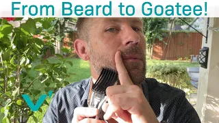 Trimming a BEARD into a GOATEE Easy Step-By-Step Guide