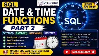 SQL DateTime Functions Part 2 Real-Time Examples Complete SQL Tutorial