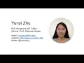 Lightning Talks Yunyi Zhu