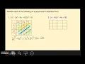 Section 10 - Polynomial Multiplication
