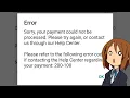 MERCARI ERROR 200-100 FIX