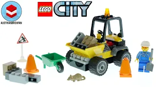Lego City 60284 Roadwork Truck - Lego Speed Build Review