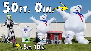 WORLDS LARGEST Halloween Inflatable 2025 NEW Ghostbusters Beetlejuice Pennywise Collection