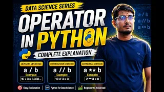 Python Operators Division Floor Division Exponential Data Science Series
