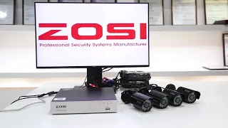 1080P Security Camera 5MP Lite DVR System with 1TB Hard Drive - ZOSI Security System