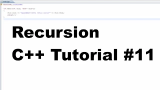 Recursion - C Tutorial