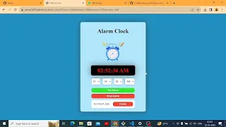 Alarm Clock Project Skill Test 1 Coding Ninjas Frontend