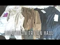 LULULEMON TRY ON HAUL CITY STROLL JACKET ON THE FLY PANTS ALWAYS EFFORTLESS JACKET ALL YOURS DRESS