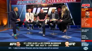 jose aldo u0026 conor mcgregor fs1 interview 24 03 25