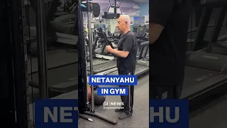 Netanyahu shares workout to signal health stability