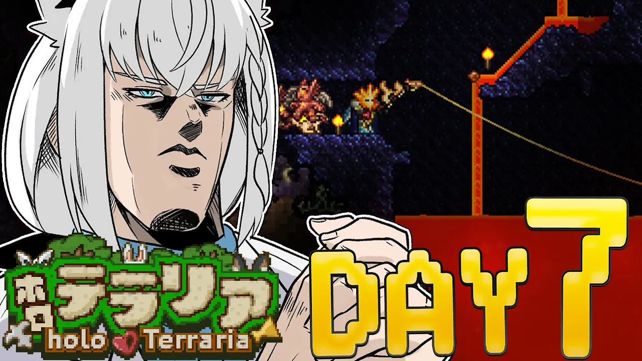 【＃７】#ホロテラリア　人工アラバスタ続編。溶岩釣。 【ホロライブ/白上フブキ】