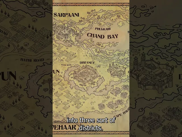 The Map of Vehaar - World of DesiQuest