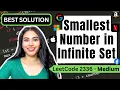 Smallest Number in Infinite Set