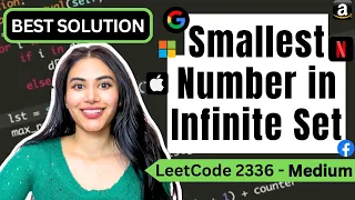 Smallest Number in Infinite Set
