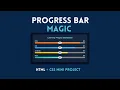 Create a Beautiful Progress Bar with HTML CSS Day 24