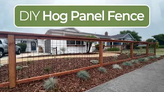DIY Hog Panel Fence 77