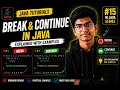 Java Break and Continue Statements Explained Real Life Examples Telugu Kenzo Pulse
