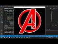 How to Draw Avengers Logo Using Python Turtle Marvel Captain America Iron Man Thor Loki