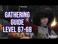 FFXIV 4 0 1137 Gathering Guide Level 67 to 68