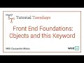 Woz U Learn to Code Front End Foundations Objects and this Keyword