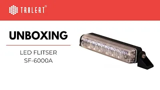 Video: LED slimline flitser | R65 | 12-24v | 1m. kabel | IP68 | SF-6000A