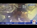 Security footage shows car crashing into Bristol pizza restaurant