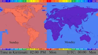 The Progression of a Day Every 15 Minutes