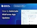 How to Automatically Update Windows Forms Applications