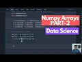 1 4 Python Numpy Tutorial PART-2 Data Science