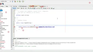 How to output-input String in java netbeans
