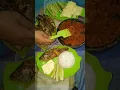 Makan Pake Ikan Mujaer Goreng,Sambel Terasi dan Lalapan Timun, ,Sedeeppp Bgttt#short#videoshort