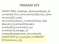 Oracle--Creating objects using DDL or Data Definition language