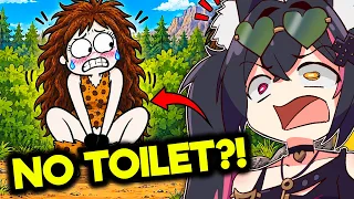 I Will NEVER Complain About My Bathroom Again.. π | How Did Humans Invent the Toilet? (Reaction)