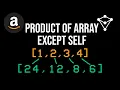 Product Of Array Except Self - LeetCode 238